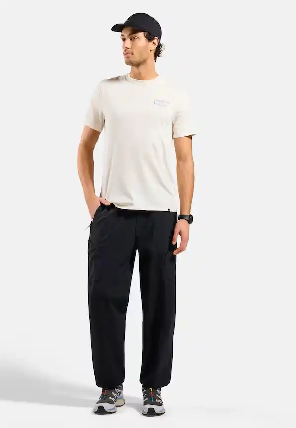 T-Shirt Cotton Blend Unlimited Gardenia - Tee Shirt Mc | Odlo