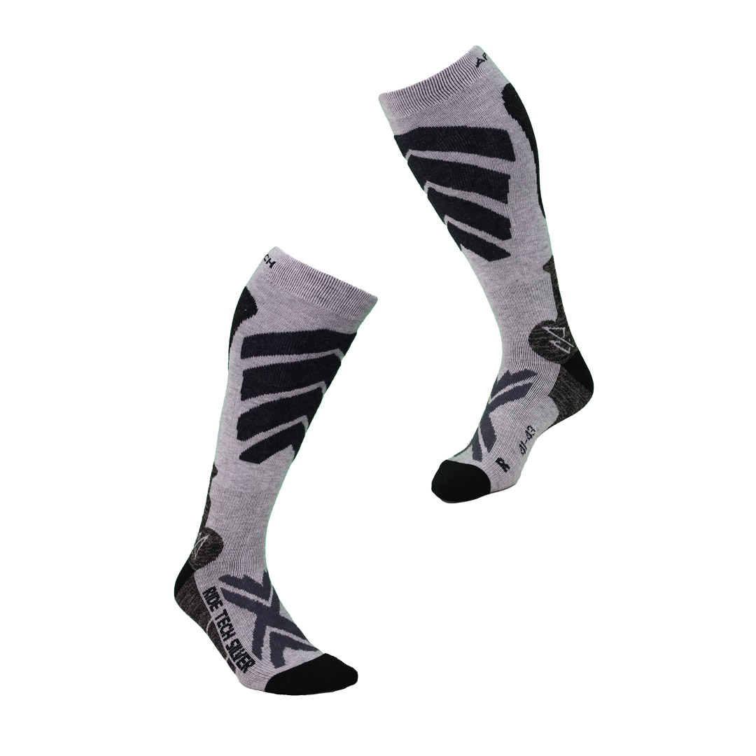 Chaussette De Ski Ride Tech Silver (1 Paire) | Approach Outdoor