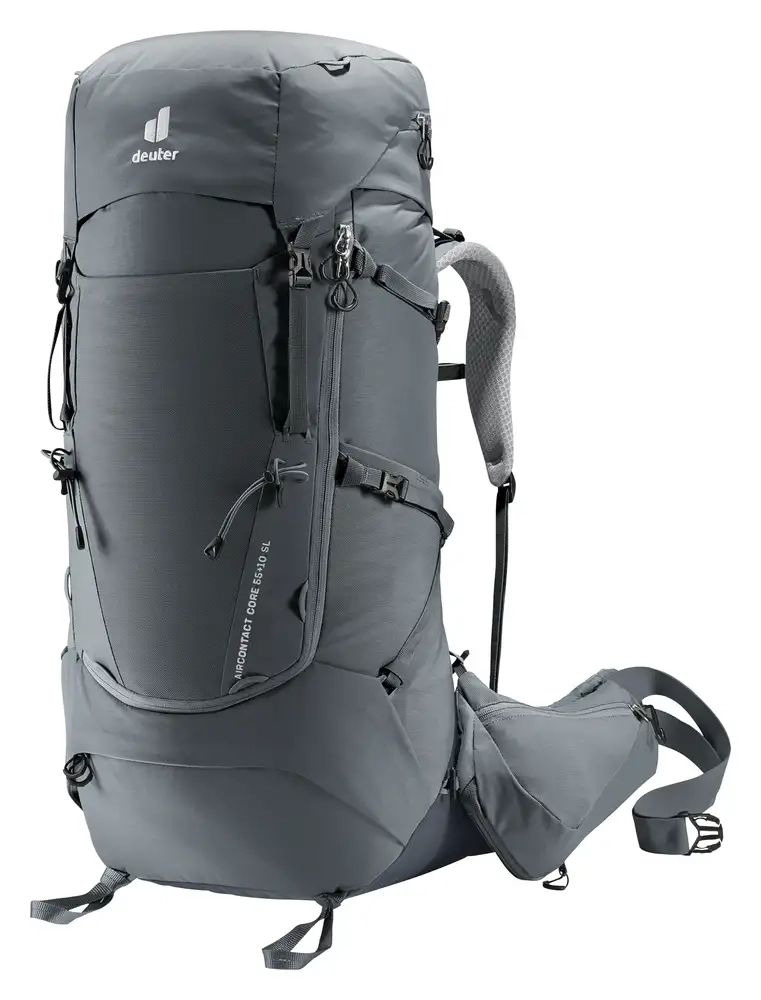 Aircontact Core 55+10 Sl Graphite Black - Sac A Dos | Deuter