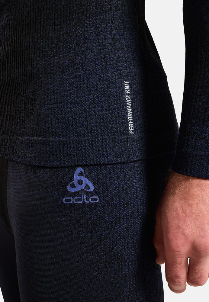 T-shirt 1/2 Zip Performance Warm Blackcomb Skipper Blue