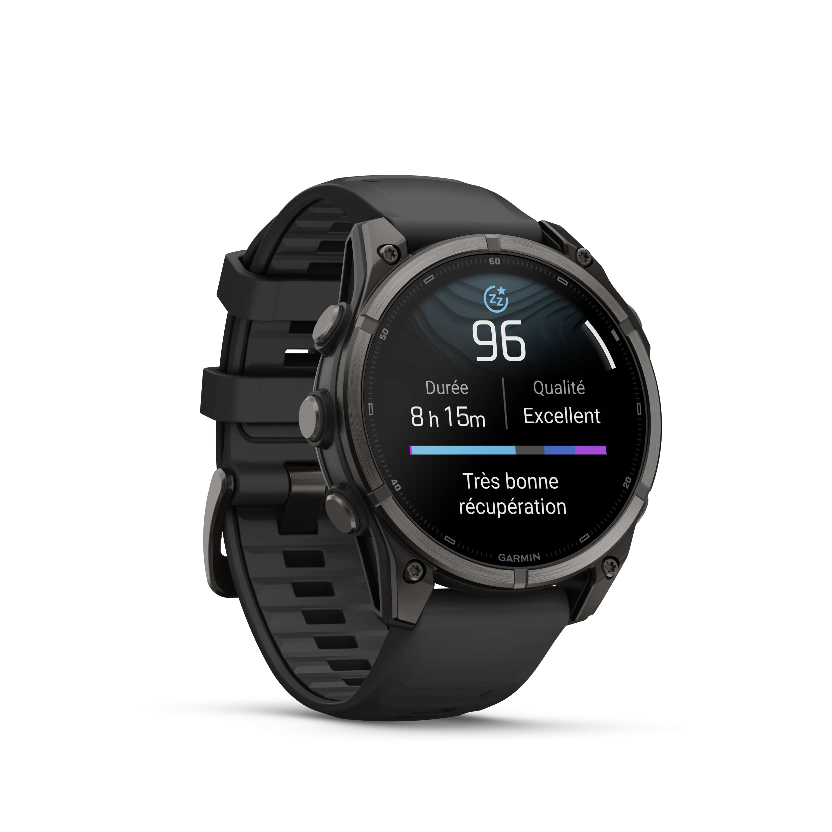 Fenix 9 47mm Titane Carbon Gray DLC /black Band - Gps | Garmin