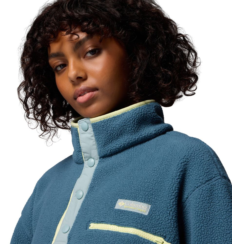 Polaire Femme Helvetia Ii Cropped Everblue Crushed Blue - Polaire