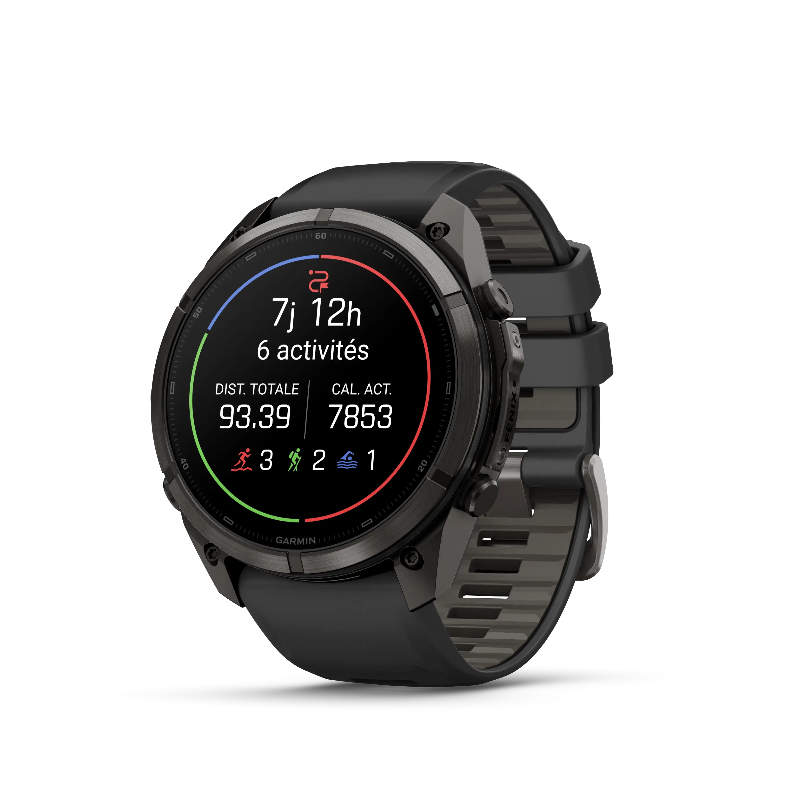Fenix 9 Pro 51mm Amoled Carbon Gray / Black / Pebble Blue - Gps | Garmin