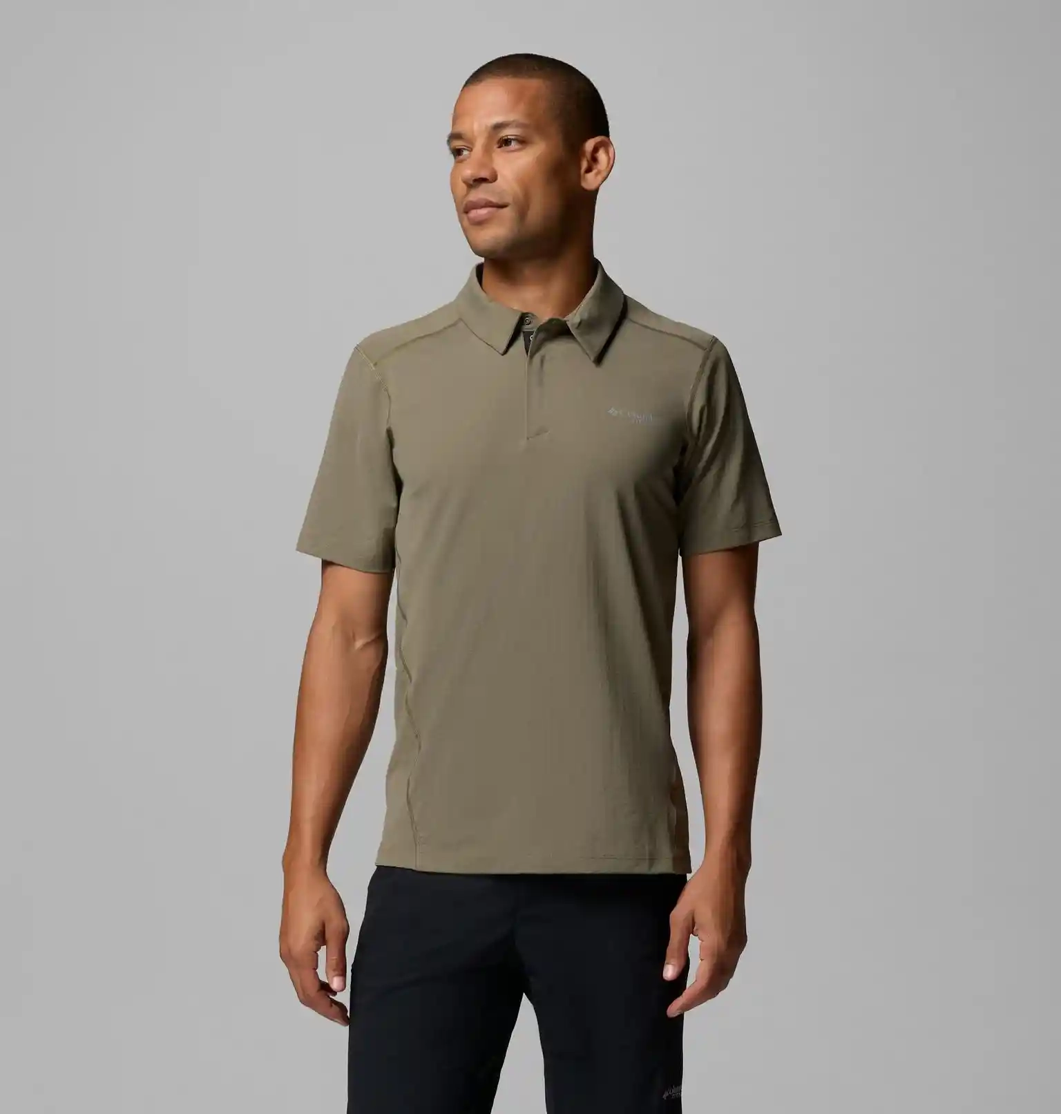 Polo Diamond Peak Pro Stone Green - Tee Shirt Mc | Columbia Sportswear