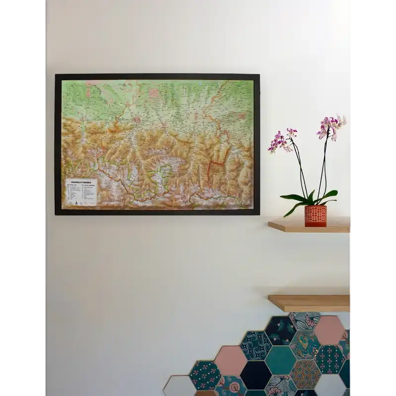 Carte 3d Hautes Pyrenees - Cartes | 3dmap