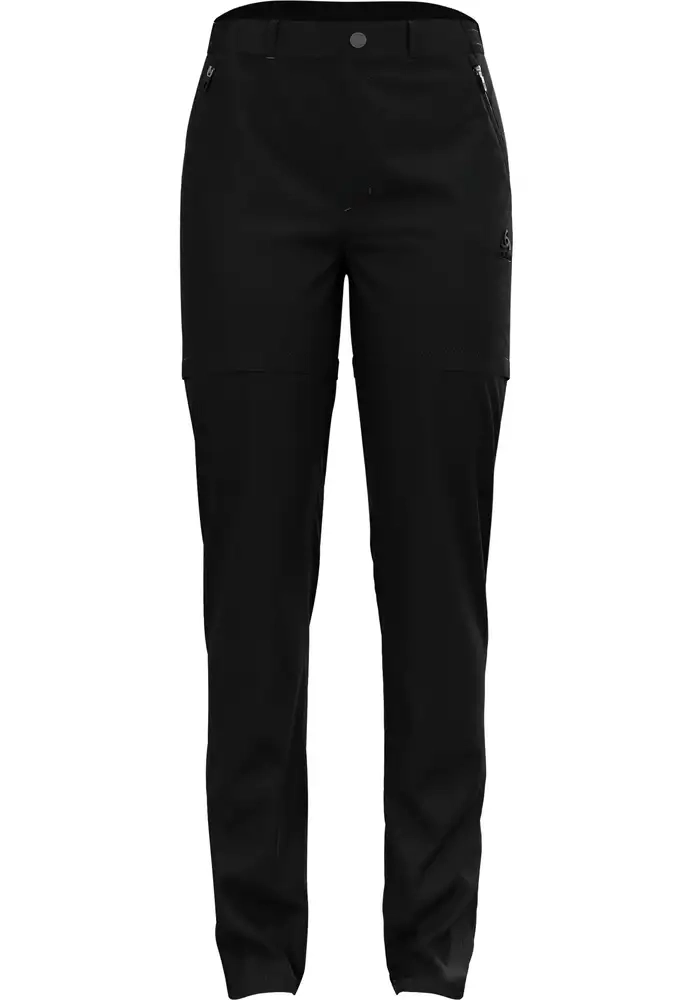 Pantalon Femme Zip Off Ascent Light Black - Pantalon | Odlo