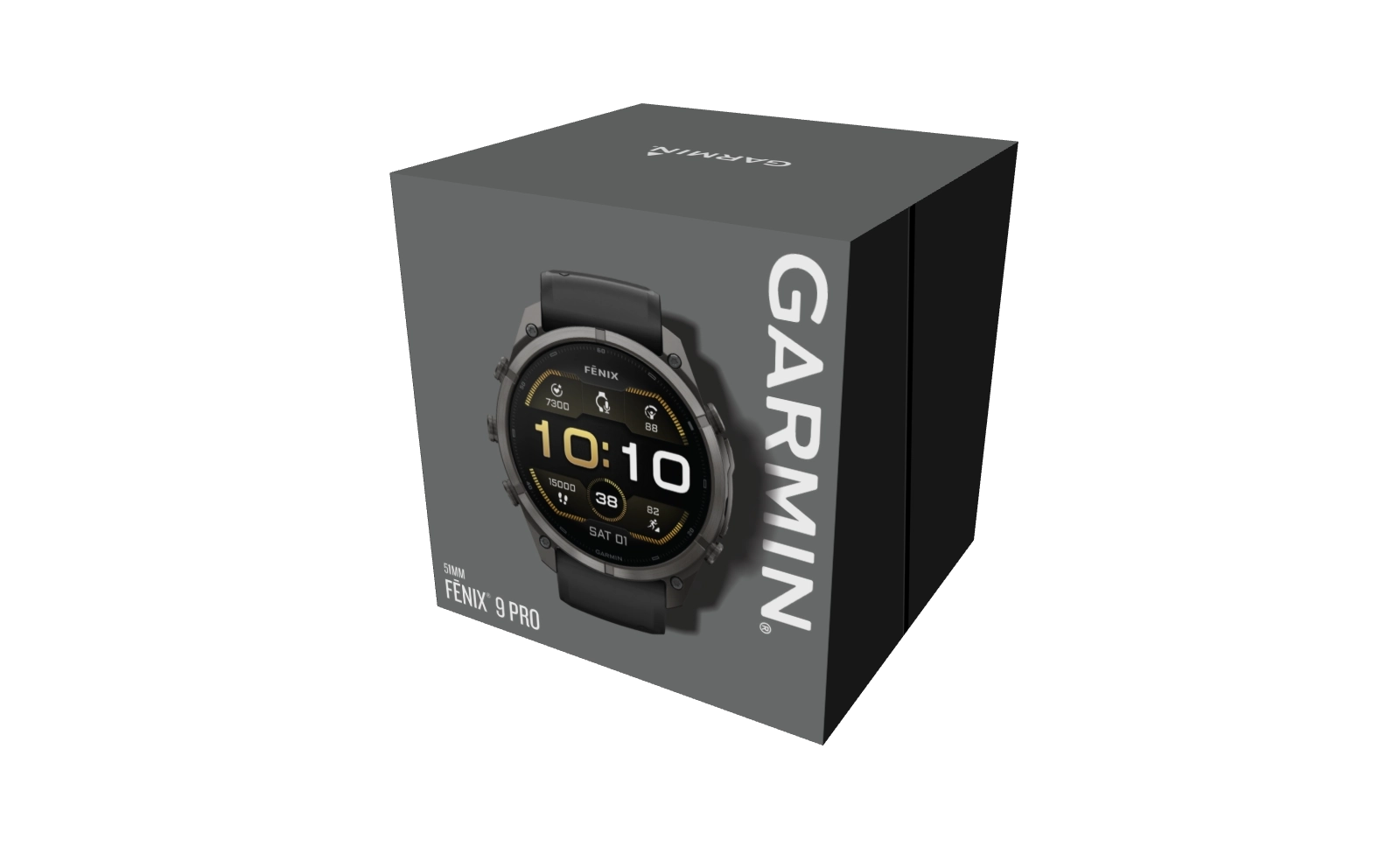 Fenix 9 Pro 51mm Amoled Carbon Gray / Black / Pebble Blue - Gps | Garmin