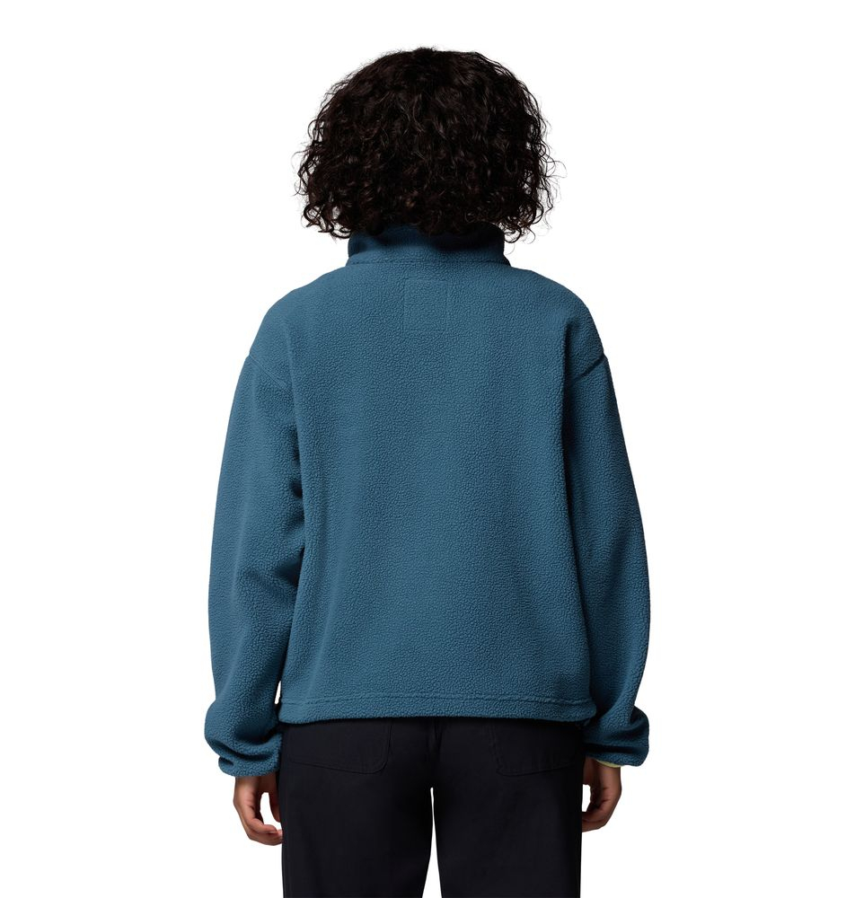 Polaire Femme Helvetia II Cropped Everblue Crushed Blue - Polaire