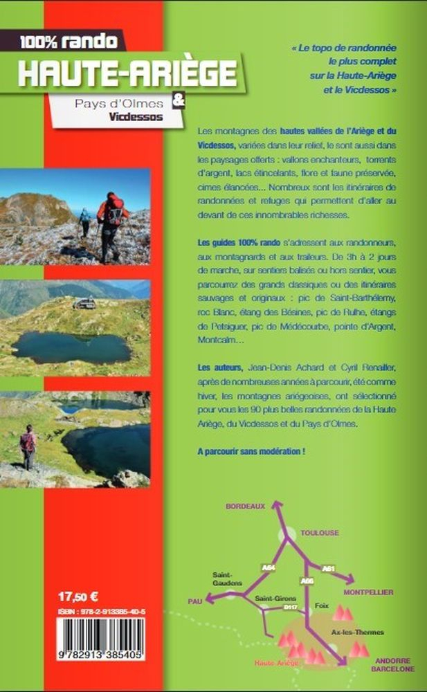 100% Rando Haute Ariege - Topo | 3 Sup Editions
