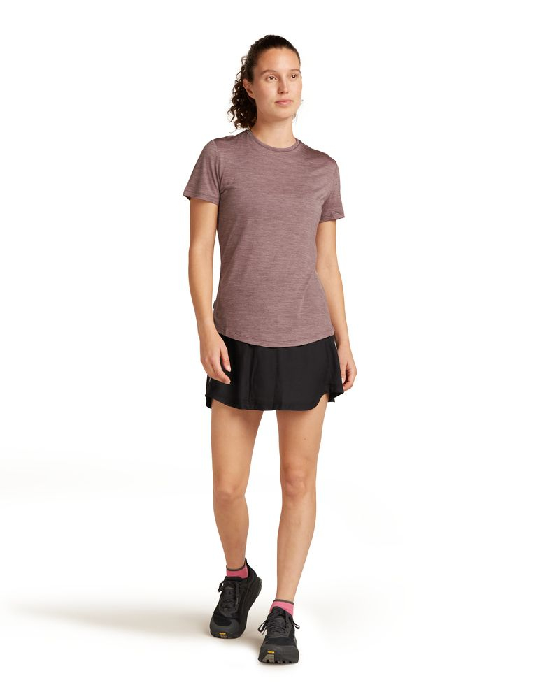 T-shirt Femme Merino 125 Cool-lite Sphere Iii Carob | Icebreaker
