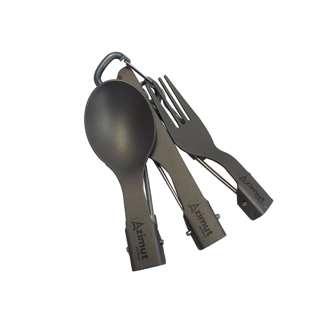 Couverts Pliants Titanium - Couverts | Azimut Outdoor