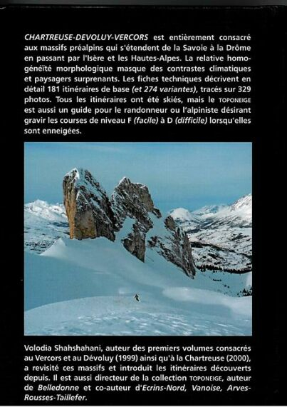 Chartreuse Devoluy Vercors  Topo Neige - Topo | Volopress