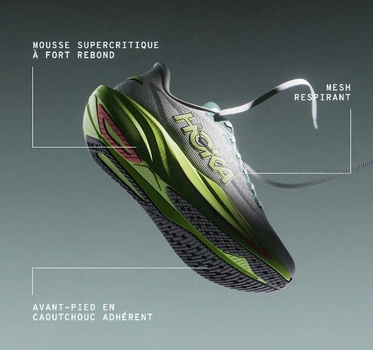 Mach 7 Frost Neon Yuzu - Chaussures | Hoka