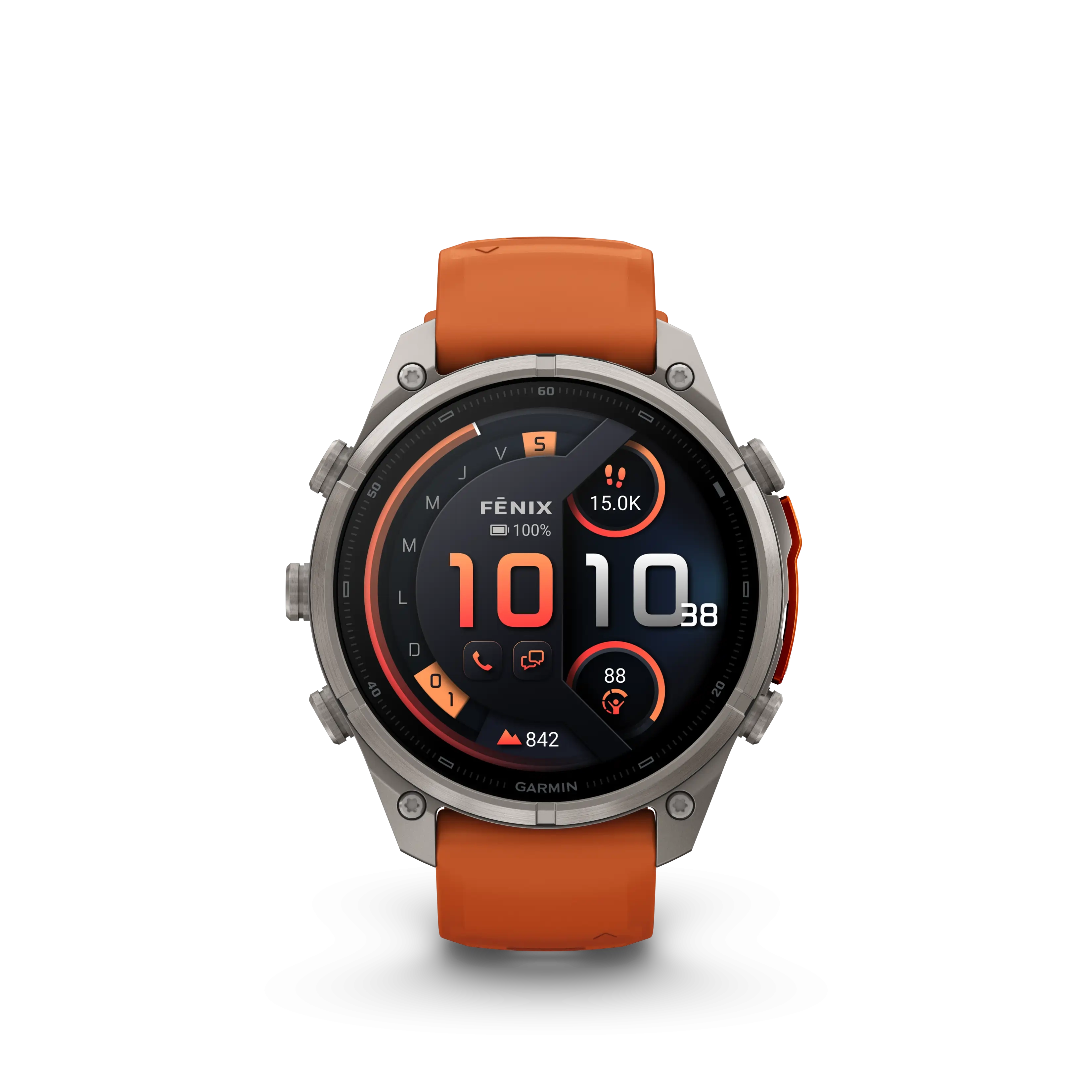 Fenix 9 Pro 47mm Amoled Inreach titane anthracite bracelet Sparkle  - Gps | Garmin