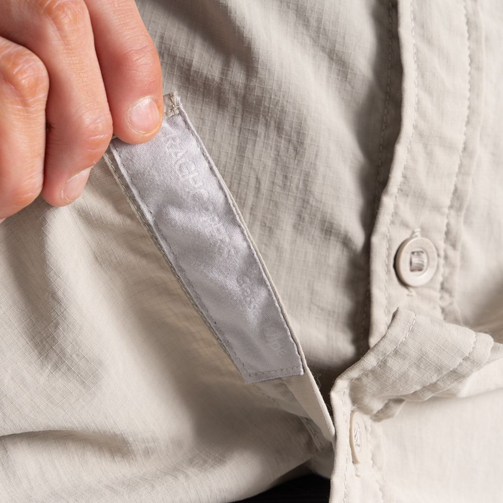 Chemise Nosilife Adventure Long Sleeved III Parchment | Craghoppers