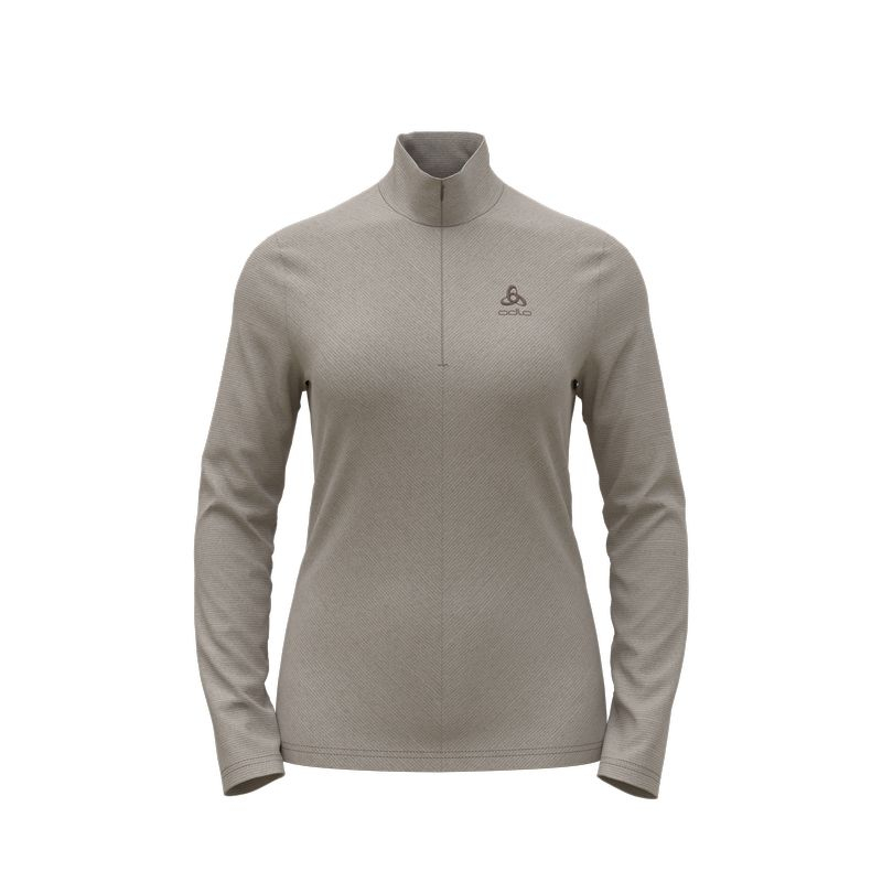 Polaire 1/2 Zip Roy Femme Silver Cloud Iron - Polaire | Odlo