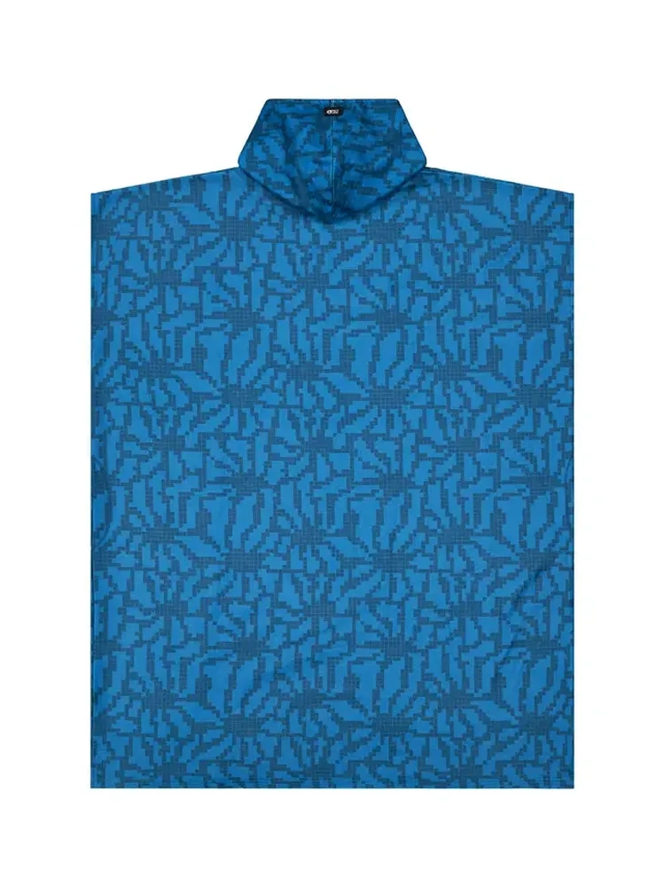 Poncho Tasman Blue Flower Print - Poncho | Picture Organic Clothing