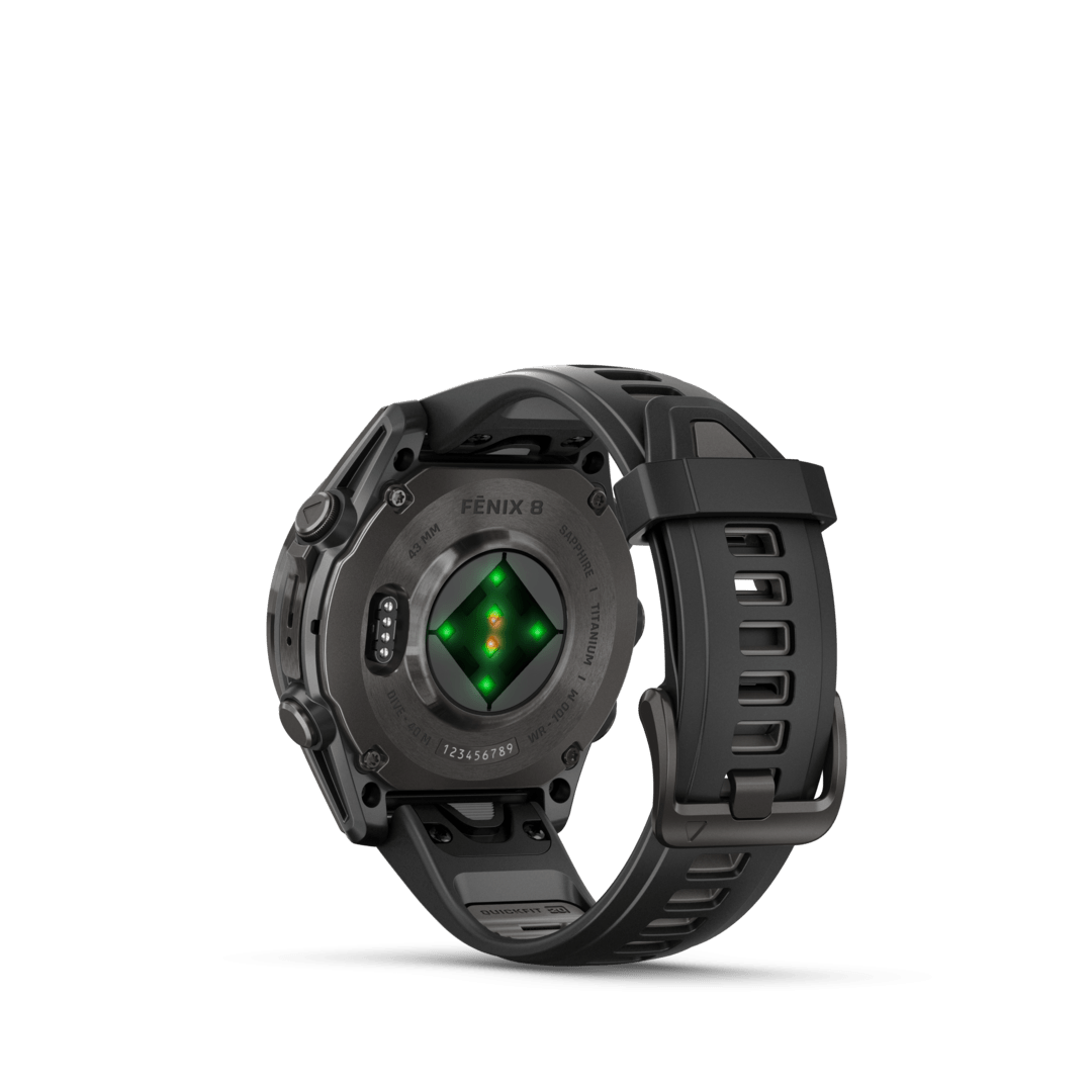 Fenix 8 43mm Amoled Sapphire Titane Carbon Gray Dlc | Garmin