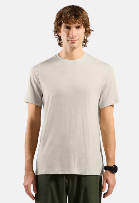Merino 160 Plain T-shirt Gardenia - Tee Shirt Mc | Odlo