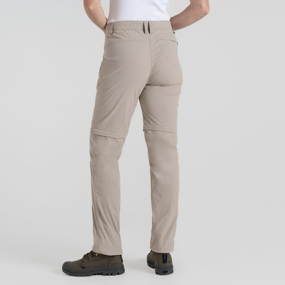 Pantalon Femme Nosilife Pro Convertible III Soft Mushroom - Pantalon