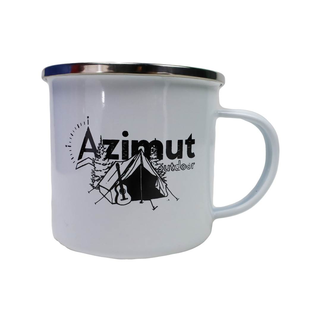 Mug Emaille Camp Bivouac - Assiette - Verre | Azimut Outdoor
