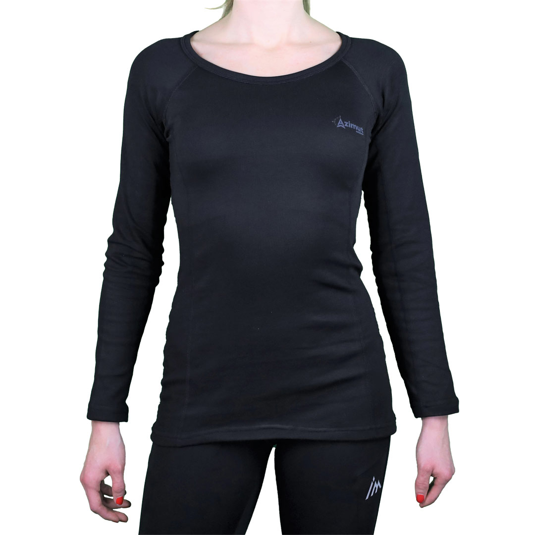 Ladies Base Layer Dawn Black - Sous Vetements | Azimut Outdoor