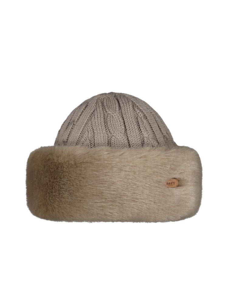 Bonnet Fourrure Fur Cable Femme Pale Army - Bonnet | Barts