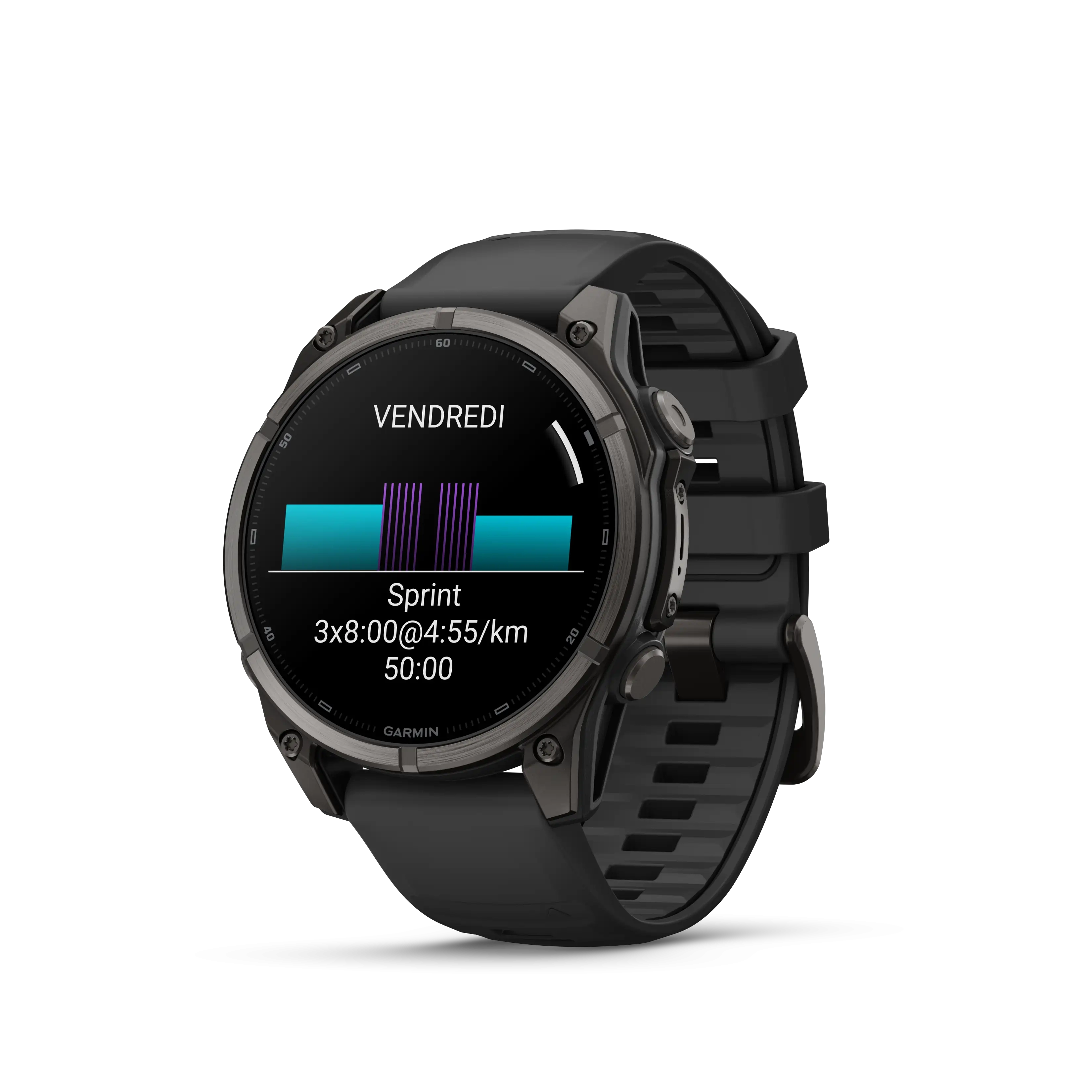 Fenix 9 47mm Titane Carbon Gray DLC /black Band - Gps | Garmin