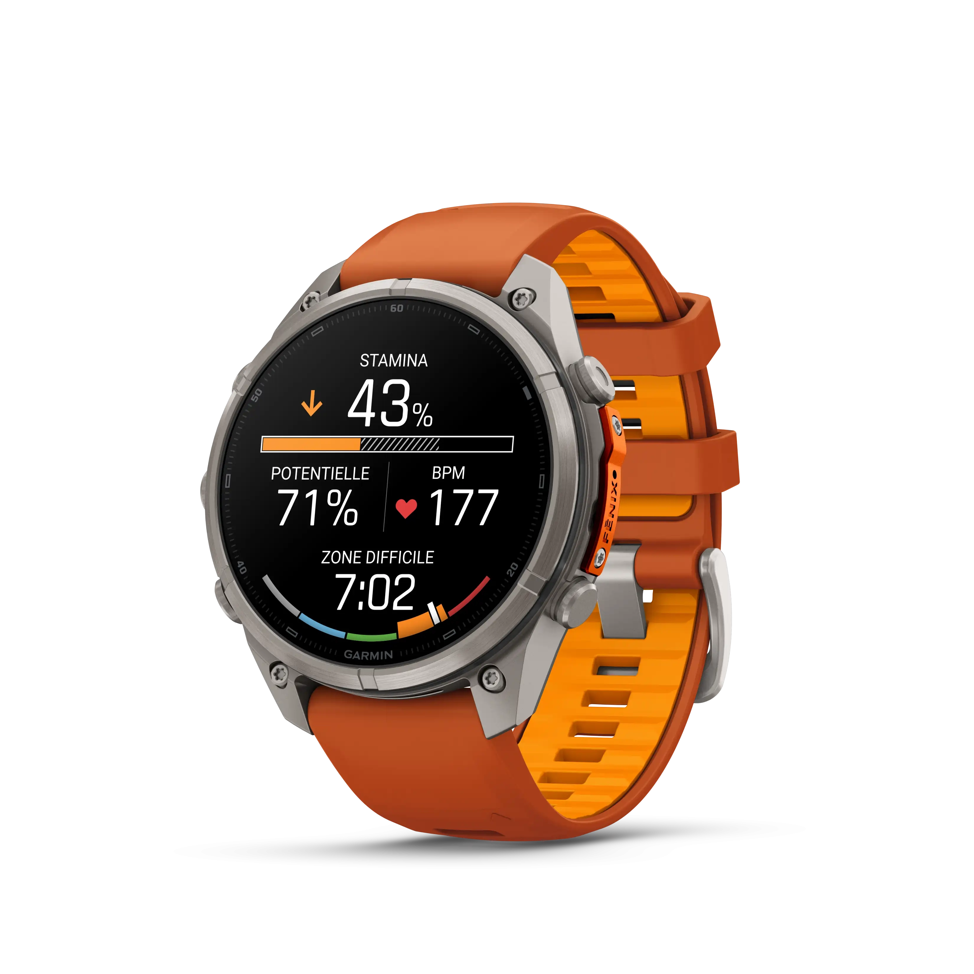 Fenix 9 Pro 47mm Amoled Inreach titane anthracite bracelet Sparkle  - Gps | Garmin