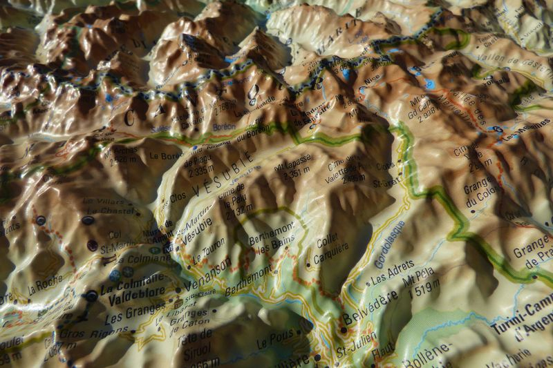 Le Massif Du Mercantour - Cartes | 3dmap