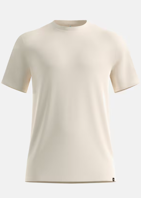 Merino 160 Plain T-shirt Gardenia - Tee Shirt Mc | Odlo