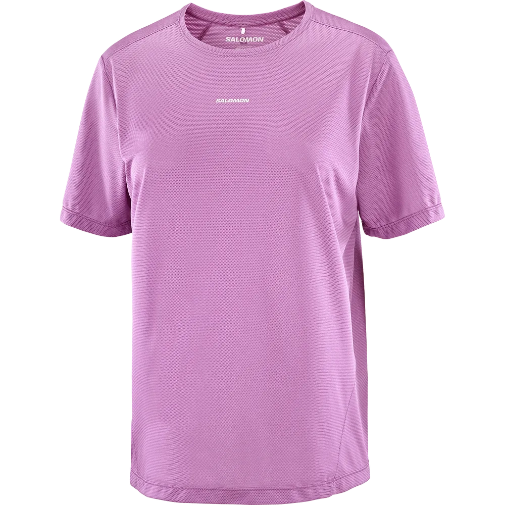 T-shirt Femme Shkout Core Ss Iris Orchid - Tee Shirt Mc | Salomon