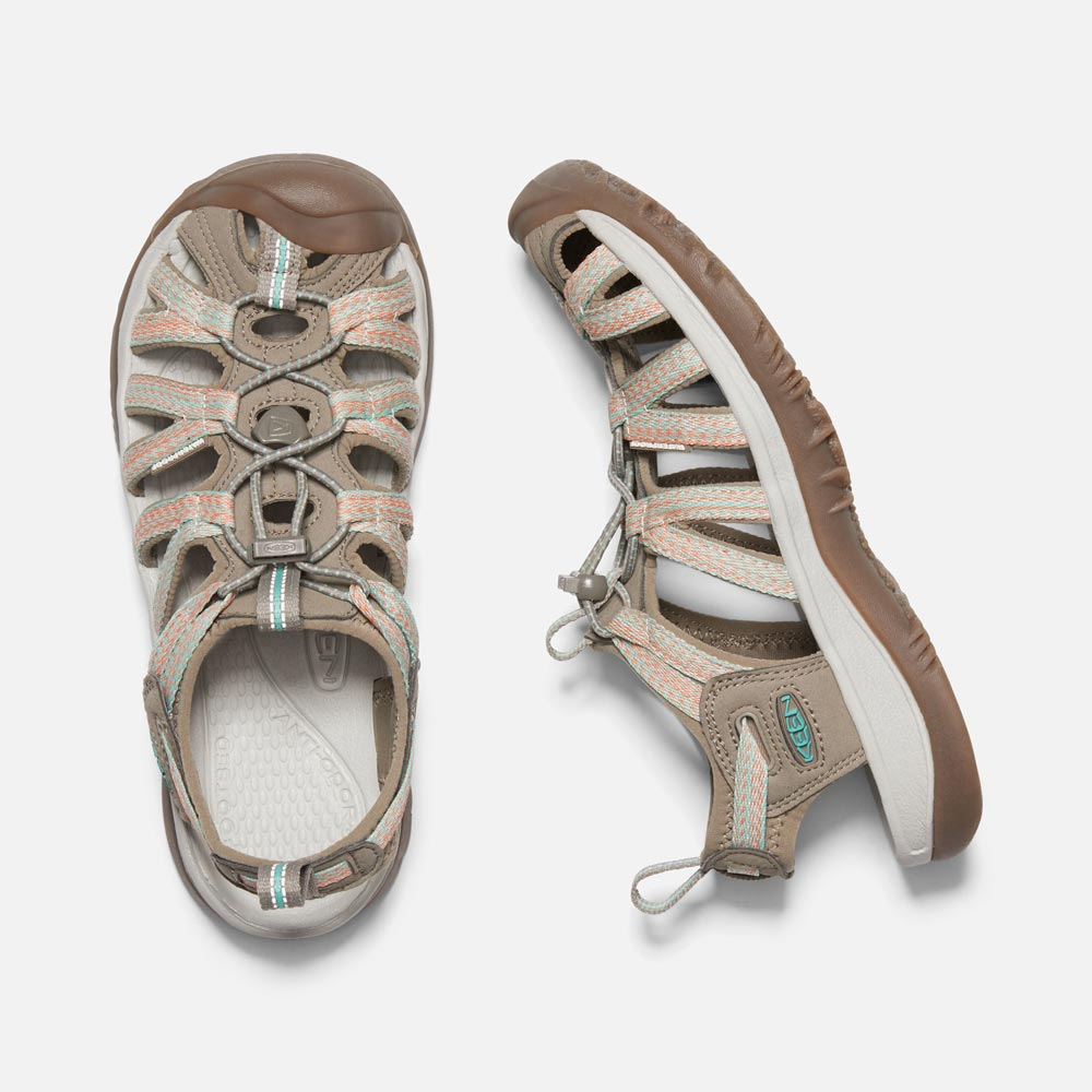 Sandales Femme Whisper Taupe/coral - Sandales | Keen Europe Outdoors