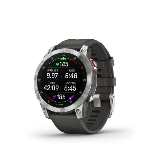 Epix Acier Silver – Bracelet Gris - Gps Running | Garmin