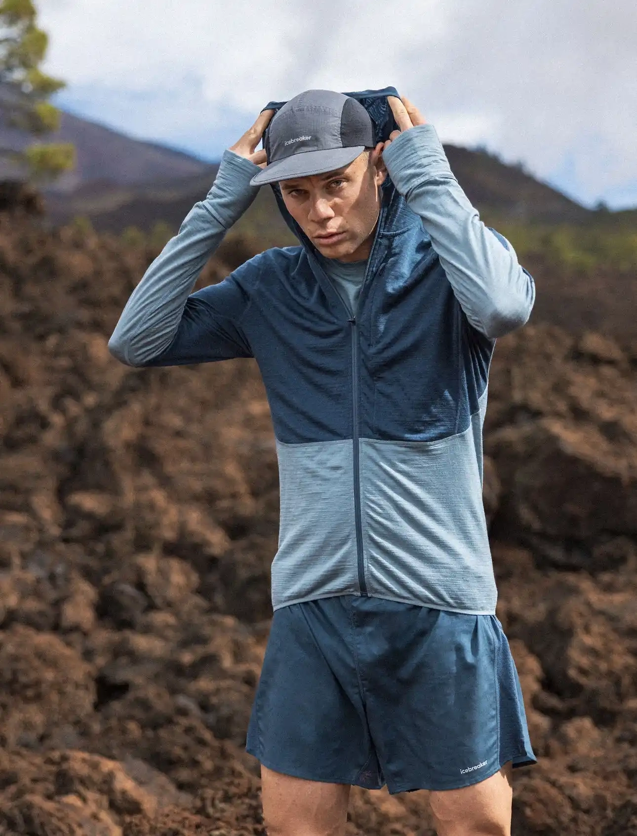 Veste Merino 200 Realfleece Descender Abyss Blue - Veste | Icebreaker