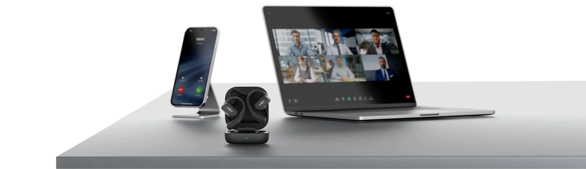 Openfit Noir - Casques Audio | Shokz