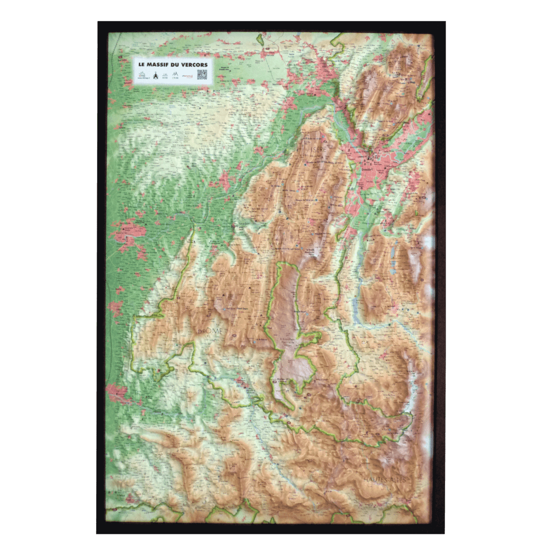 Massif Du Vercors - Cartes | 3dmap