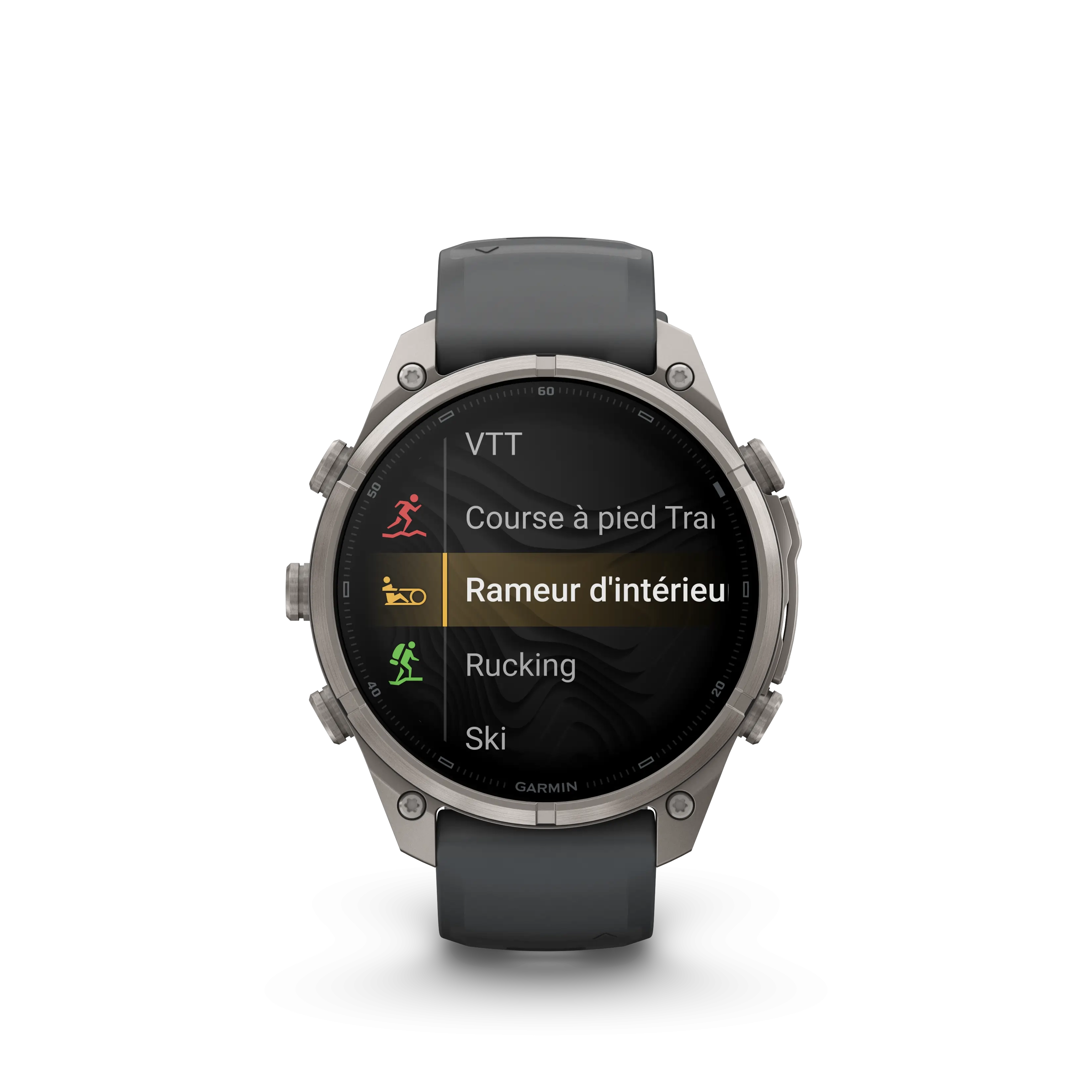 Fenix 9 Pro 47mm Amoled Inreach Titane graphite noir - Gps | Garmin