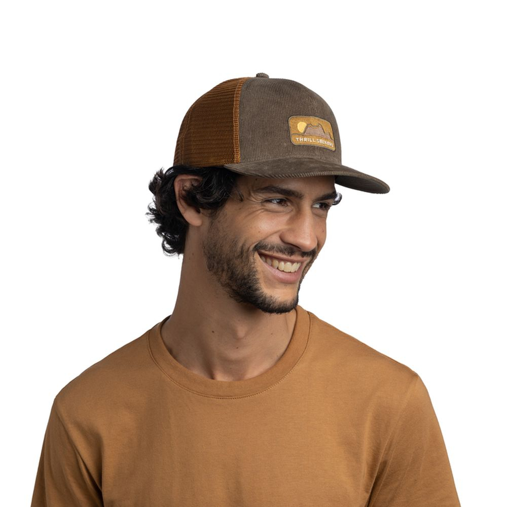 Casquette Explore Trucker Rhoes Brown - Casquette | Buff