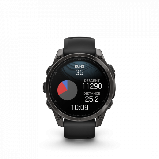 Fenix 8 47mm Amoled Titane Carbon Gray Dlc - Gps Running | Garmin