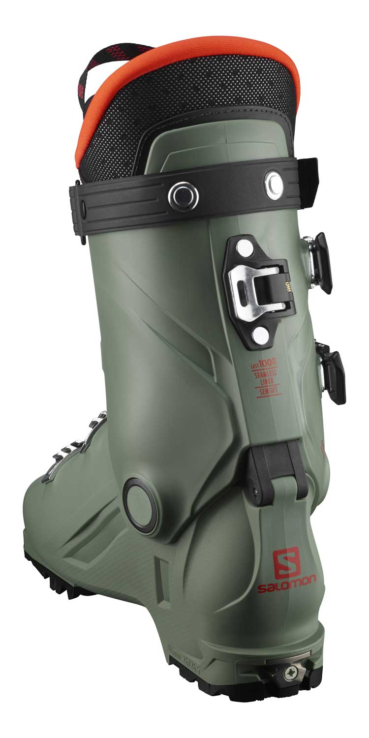 Shift Pro 80 At Junior Oil Green / Black / Orange | Salomon