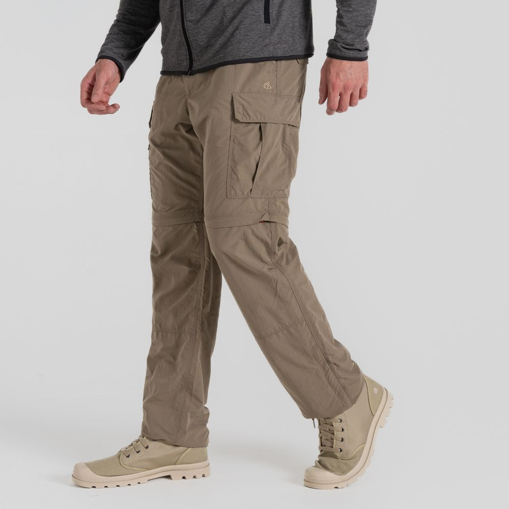 Pantalon Nosilife Convertible Cargo II Pebble - Pantalon | Craghoppers