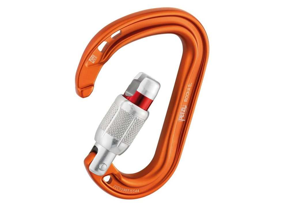 Rocha Screw Lock Orange - Mousquetons | Petzl