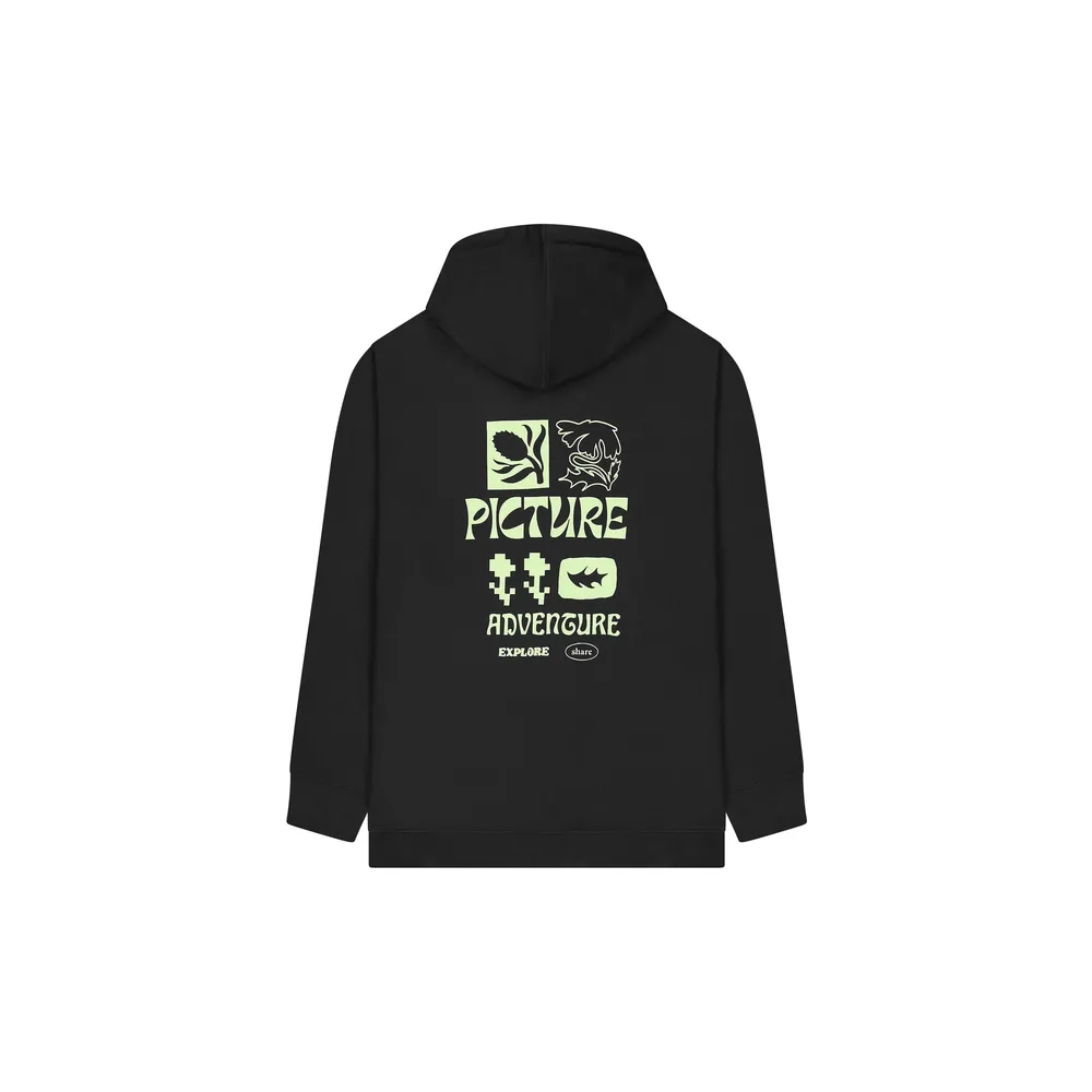 Endako Zip Veste Black - Sweat | Picture Organic Clothing