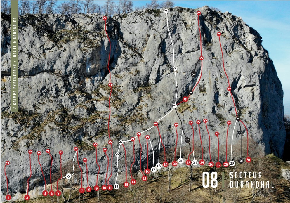 Grimpe Pyreneenne Pays Des Nestes Adour Sobrarbe - Topos Escalade Alpinismes