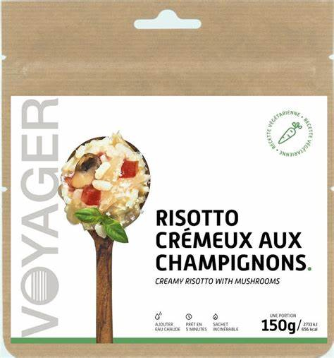 Risotto Cremeux Aux Champignons - Repas Lyophilise | Voyager