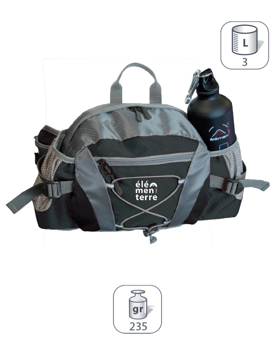 Banane Advent Noir - Accessoire Sac A Dos | Elementerre