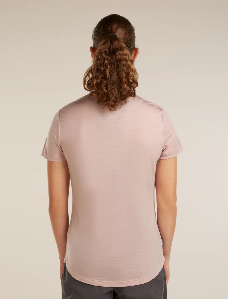 W Mer 125 Cool-lite Sphere III Ss T-shirt Pink Quartz - Tee Shirt Mc