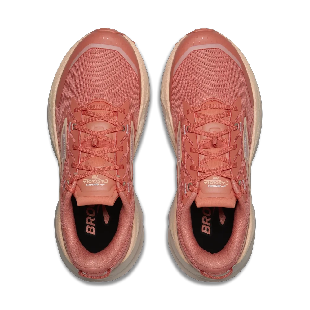Cascadia 19 Femme Peach Echo - Chaussures | Brooks