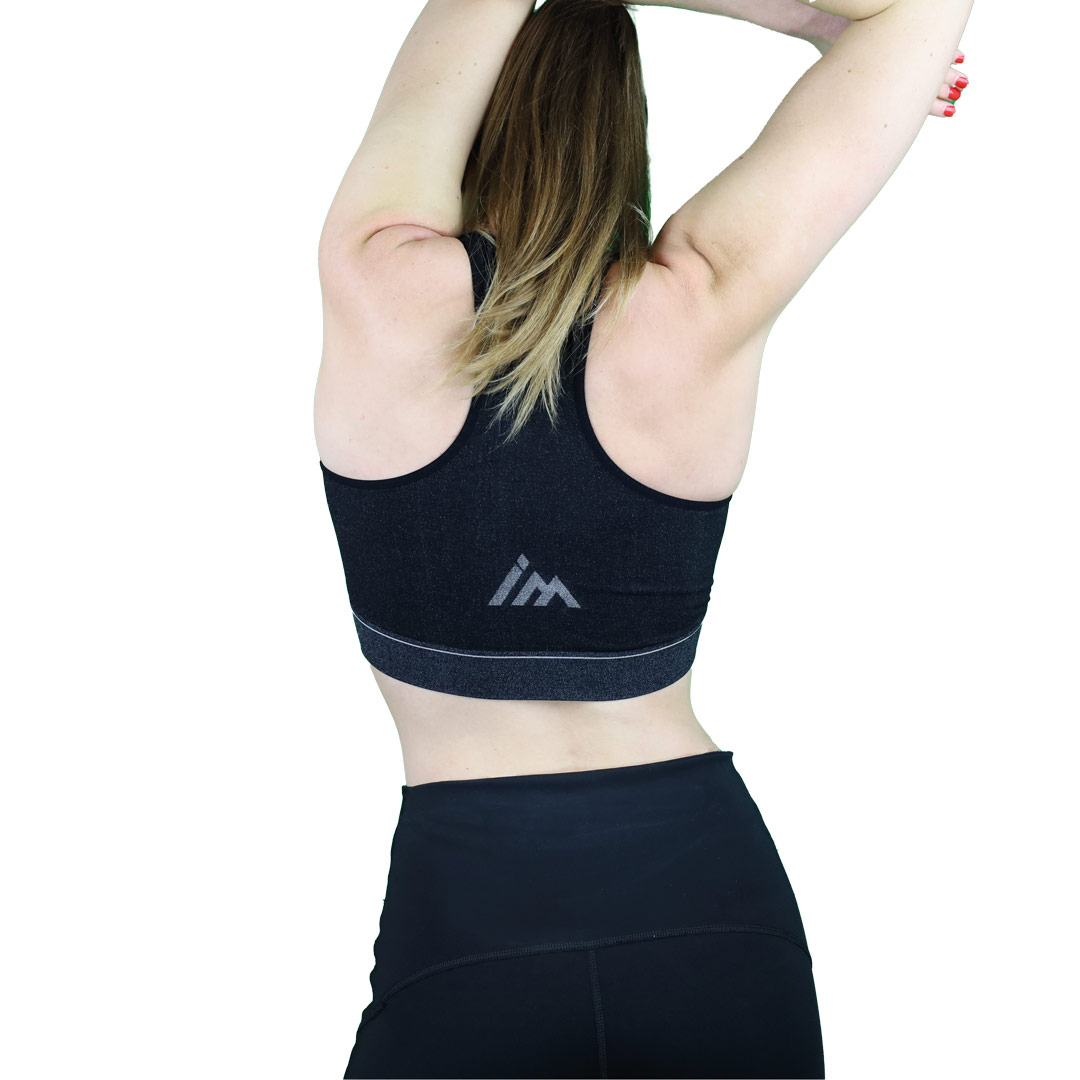 Brassiere Femme Seamless Trail+ Black - Brassiere | Impulse Outdoor